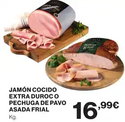 Supercor FRIAL Jamón cocido extra duroco pechuga de pavo asada oferta