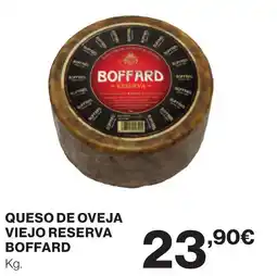 Supercor BOFFARD Queso de oveja viejo reserva oferta