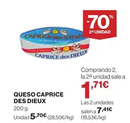 Supercor CAPRICE DES DIEUX Queso oferta