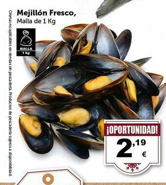 Masymas Mejillón Fresco oferta
