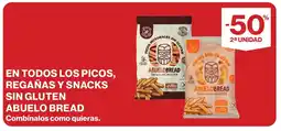 Supercor En todos los picos, regañas y snacks sin gluten abuelo bread oferta