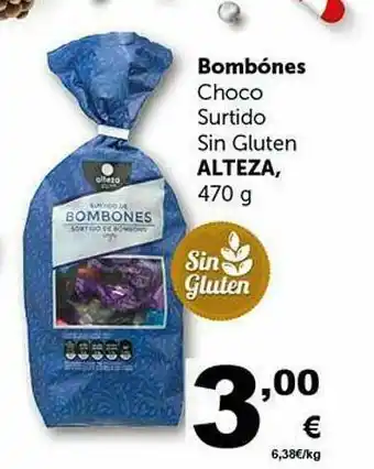 Masymas Bombónes Choco Surtido Sin Gluten Alteza oferta
