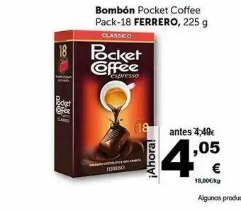Masymas Bombón Pocket Coffee Pack-18 Ferrero oferta