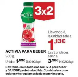 Supercor ACTIVIA Para beber oferta