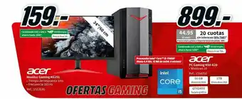MediaMarkt Acer Monitor Gaming Kg251 Pc Gaming N50-620 oferta