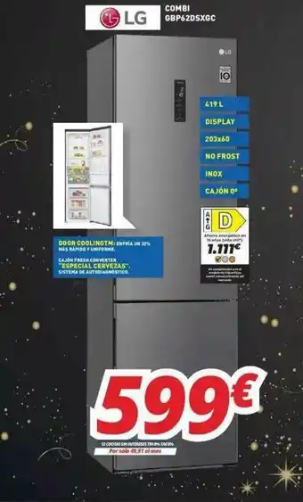 Mi electro Combi Gpp62dsxgc Lg oferta