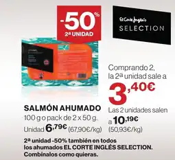 Supercor Salmón ahumado oferta