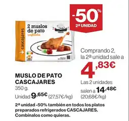 Supercor Muslo de pato cascajares oferta