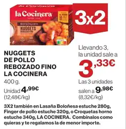 Supercor LA COCINERA Nuggets de pollo rebozado fino oferta