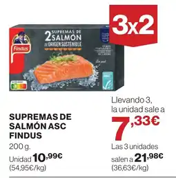 Supercor FINDUS Supremas de salmón asc oferta