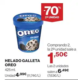 Supercor OREO Helado galleta oferta