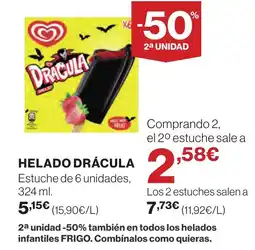 Supercor DRÁCULA Helado oferta