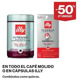 Supercor ILLY En todo el café molido o en cápsulas oferta