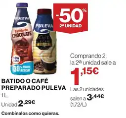 Supercor PULEVA Batido o café preparado oferta