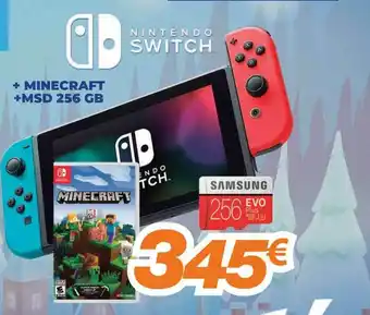 Pascual Martí Nintendo Switch + Minecraft + Msd 256 Gb oferta