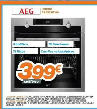 Pascual Martí Aeg Horno Bpe53512ym oferta