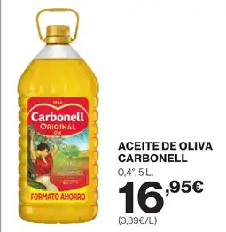 Supercor CARBONELL Aceite de oliva 0,4° oferta