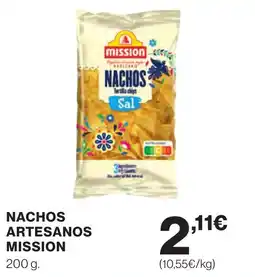 Supercor MISSION Nachos artesanos oferta