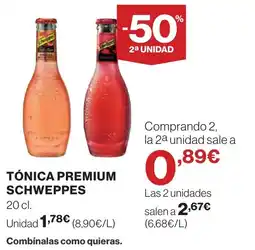 Supercor SCHWEPPES Tónica premium oferta