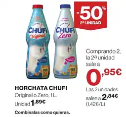 Supercor CHUFI Horchata oferta