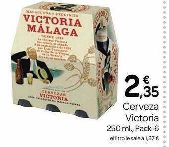 Supermercados El Jamón Cerveza Victoria oferta