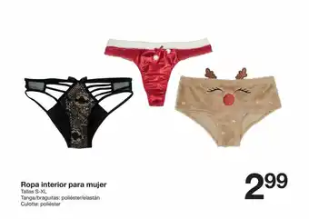 Zeeman Ropa Interior Para Mujer oferta
