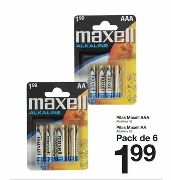 Zeeman Pilas Maxell Aaa Pilas Maxell Aa oferta