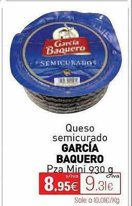 Cuevas Cash Queso Semicurado García Baquero oferta