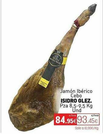 Cuevas Cash Jamón Ibérico Cebo Isidro Glez. oferta
