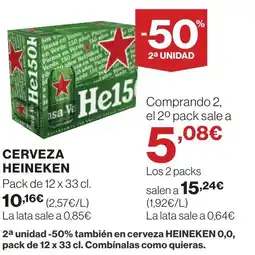 Supercor HEINEKEN Cerveza oferta