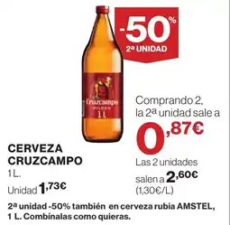 Supercor CRUZCAMPO Cerveza oferta