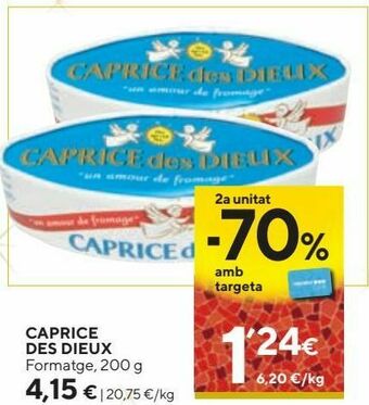 Caprabo Queso caprice des dieux oferta