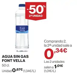 Supercor FONT VELLA Agua sin gas oferta