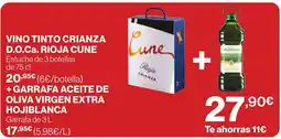 Supercor Vino tinto crianza d.o.ca. rioja cune oferta