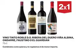 Supercor Vino tinto roble d.o. ribera del duero viña albina, ondarre, faustino o el guardián oferta