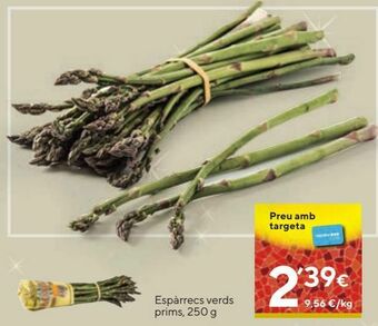 Caprabo Espárragos verdes oferta