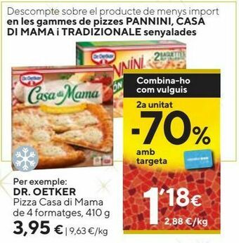 Caprabo Pizza dr oetker oferta