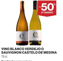 Supercor Vino blanco verdejo o sauvignon castelo de medina oferta