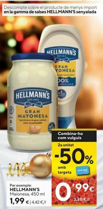 Caprabo Mayonesa hellmann's oferta