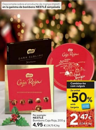 Caprabo Bombones nestlé oferta