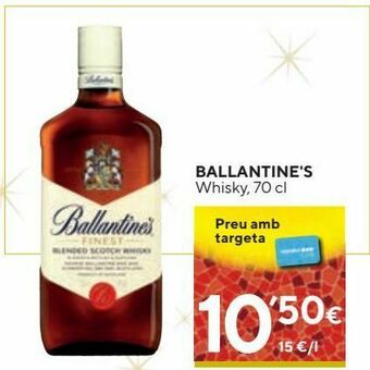 Caprabo Whisky ballantine's oferta