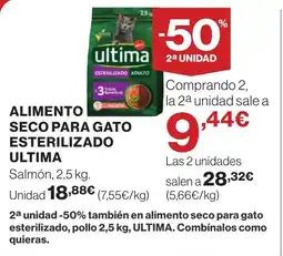 Supercor ULTIMA Alimento seco para gato esterilizado oferta