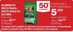 Supercor ULTIMA Alimento seco para gato adulto oferta