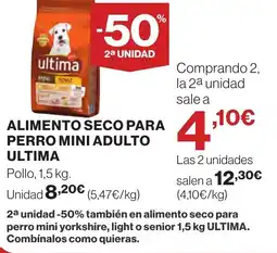 Supercor ULTIMA Alimento seco para perro mini adulto oferta