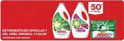 Supercor Detergente en cápsulas y gel ariel original y color oferta