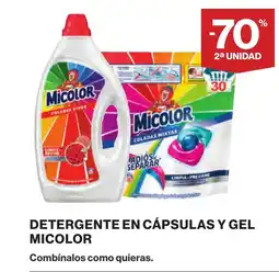 Supercor MICOLOR Detergente en cápsulas y gel oferta
