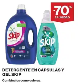 Supercor SKIP Detergente en cápsulas y gel oferta