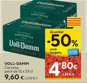 Caprabo Cerveza voll-damm oferta