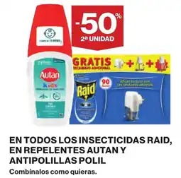 Supercor En todos los insecticidas raid, en repelentes autan y antipolillas polil oferta