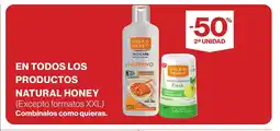 Supercor NATURAL HONEY En todos los productos oferta